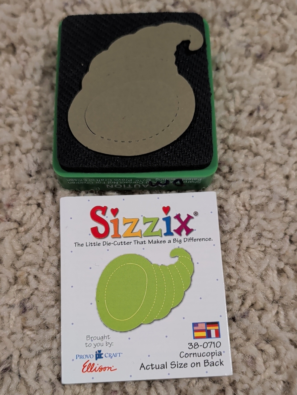 Three Sizzix Die Cuts